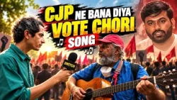 Jantar Mantar Protest: Vote Chor, Gaddi Chhod Song | Gyanesh Kumar | Election Commission | SIR | CJP