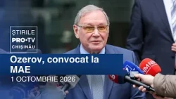 PRO TV News (8:00 PM) | OZEROV SUMMONED TO THE MFA | Moldova