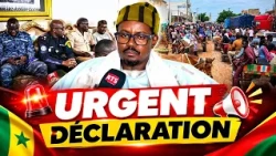 🔴Urgent Intégralité de la déclaration de Serigne Bassirou Abdou Khadr Mbacké