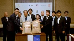 Local Company Donates 300kg of New Rice to Child Welfare Facilities for Kids to Enjoy