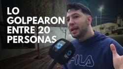 Brutal attack by 20 people on a neighbor after robbing him in Córdoba
