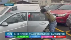 84 arrested in fugitive capture operations in the O'Higgins Region
