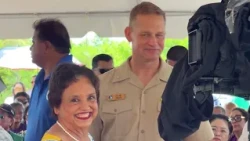 Rear Admiral Joshua Lasky responds to buildup concerns from island business community