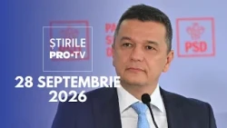 Știrile PRO TV - 28 Septembrie 2026 | PSD nu susține Guvernul Mureșan