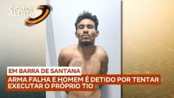 In Barra de Santana: man arrested for assaulting and attempting to kill his own uncle