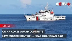 China Coast Guard Conducts Law Enforcement Drill near Huangyan Dao