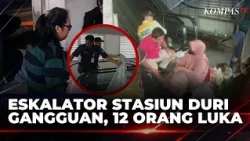 Eskalator Stasiun Duri Tiba-Tiba Berbalik Arah, 12 Penumpang Terluka | SAPA MALAM
