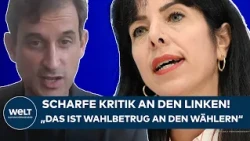 SHOCK IN BERLIN: Harsh criticism from The Left following the election! "This is electoral fraud a...