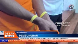 PRIA PEMBUNUH ISTRI MENGAKU TIDAK DIHORMATI KORBAN