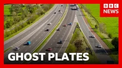 Thousands of illegal 'ghost plates' on cars revealed by new cameras | BBC News