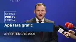 PRO TV News (20:00) | WATER WITHOUT SCHEDULE | Moldova