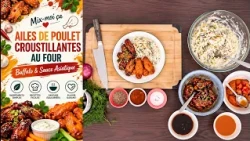 Mix-moi ça: Ailes de Poulet Croustillantes au Four | Buffalo & Sauce Asiatique