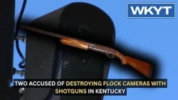 Two accused of destroying Flock cameras with shotguns in Kentucky