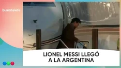 LIONEL MESSI LLEGÓ a la Argentina para su partido DESPEDIDA de la SELECCIÓN #BuenTelefe