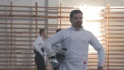 Világbajnokságra készül a veterán vívó