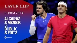 EPIC SHOWDOWN! 🙌 | Alcaraz & Mensik vs Bublik & Fritz | Day 1 | Laver Cup 2026 Extended Highlights