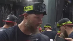 Chris Sale celebrates Wild Card win