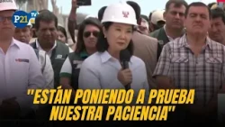 Keiko Fujimori demands Congress decide on powers: “The population cannot wait”