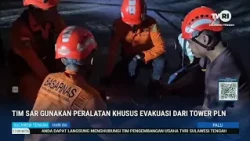 STHI - Search and Rescue Team Uses Specialized Equipment for PLN Tower Evacuation