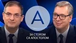 Gost predsednik Srbije Aleksandar Vučić | Za stolom sa Apostolom