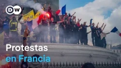 Student protests in France spill into the streets