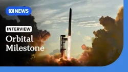 SpaceX Starship reaches orbit for first time before fiery splashdown | ABC NEWS
