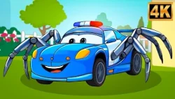 Incy Wincy Spider (Cars Edition) - Kids Song & Nursery Rhyme