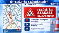 JELENTŐS FORGALOMKORLÁTOZÁS JÖN A BERÉNYI KÓRHÁZ KÖRNYÉKÉN