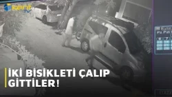 THEY STOLE TWO BICYCLES AND TOOK OFF!