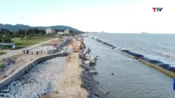 Hai Tien sea embankment project faces challenges due to shortage of riprap materials | Thanh Hoa ...