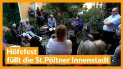Höfefest fills downtown St. Pölten