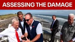 Officials tour NJ storm damage, seek federal help