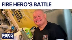 Retired firefighter faces cancer fight as firefighters rallies | FOX 5 News