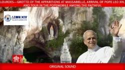 Lourdes, Francia: Arrivo e giro in papamobile, Settembre 26, 2026—Papa Leone XIV