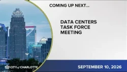 City of Charlotte Data Centers Task Force Meeting - September 10, 2026