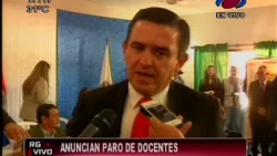 Anuncian paro docente