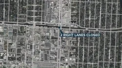 Lane closures on North Causeway Boulevard