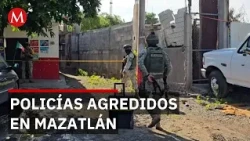 Police attacked near Mazatlán airport access road; operations continue