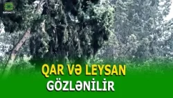 SABAHDAN HAVA DƏYİŞİR: QAR, DOLU, LEYSAN...