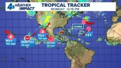 Hurricane Polo could drop plenty of rain on U.S. - other systems in Atlantic and Pacific