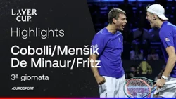 Cobolli e Mensik vanno a segno in doppio contro De Minaur e Fritz | HIGHLIGHTS | LAVER CUP 2026