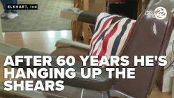 Cutting hair and building bonds, Elkhart barber retires after 60 years