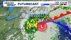 Nor'easter to bring blustery winds and showers to south-central PA this weekend