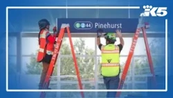 Pinehurst light rail station opens early