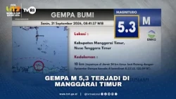 Gempa M 5,3 Terjadi Di Manggarai Timur